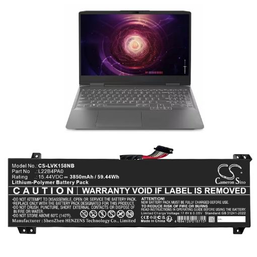 Battery for Lenovo LOQ 15IRH8 82XV00PHIN/PGIN/PFIN/PEIN - 1