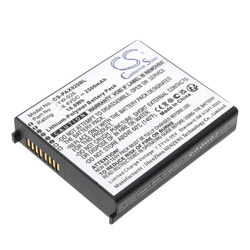 Battery for Pax A920 MAX (p/n YW-026) - 1