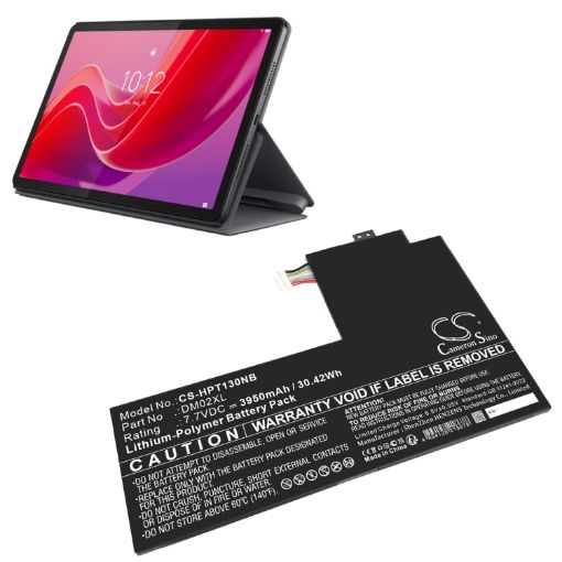 HP Tablet 11-inch Touchscreen Battery DM02XL HSTNN-OB2T - 1