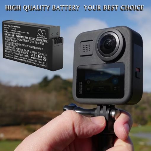 Battery for Gopro MAX2 Max 2 (p/n CPPB1B) - 1