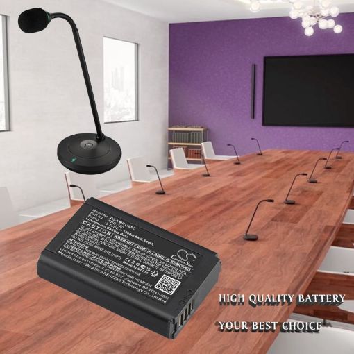 Battery for Yamaha RM-WOM Wireless Microphone RM-WBT RRC1120 - 1