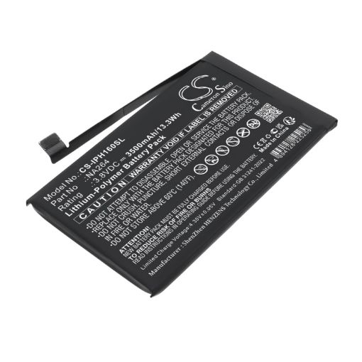 iPhone 16 A3288 A3287 A3286 A3081 Battery (p/n NA264) - 1