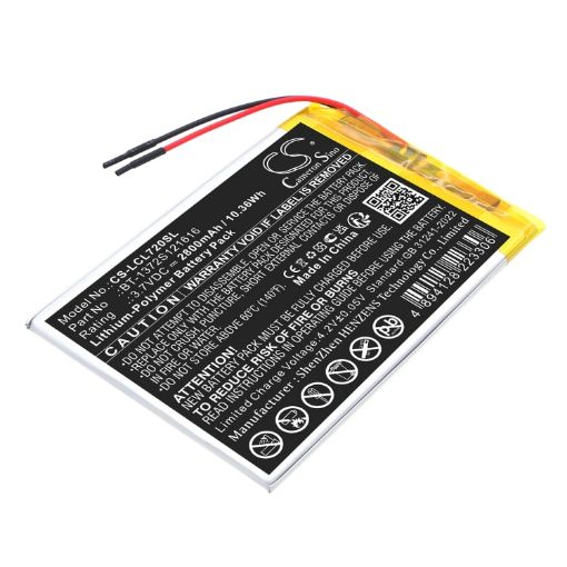 Replacement Battery for Polaroid MIDS747PXE52 (p/n SR3070110P) - 1