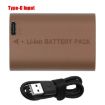 Battery for Canon LP-E6N/E6NH: 5D, R5, R6, 70D, 60D, 7D, 6D - 6