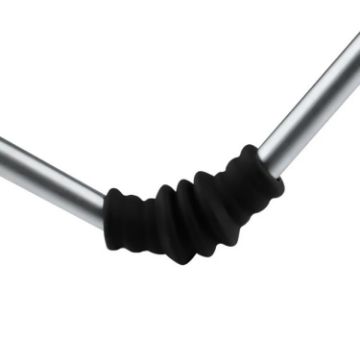 Black Silicone Protective Cover for Coffee Steam Pipe - Durable & Heat-Resistant - 1