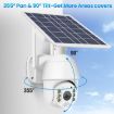 T16 1080P Full HD Solar WiFi Camera, PIR Alarm, Night Vision, 2-Way Audio - 8