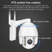 QX2 4G EU 1080P HD 360 Panoramic Smart Camera IP66 Waterproof UK Plug - 8
