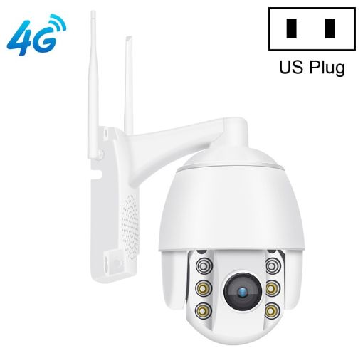 QX2 4G EU 1080P HD 360 Panoramic Smart Camera, IP66 Waterproof, US Plug - 1
