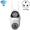 QX37 1080P WiFi Outdoor Dome Camera, Night Vision, Two-way Voice, AU Plug - 1