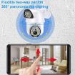 QX37 1080P WiFi Outdoor Dome Camera, Night Vision, Two-way Voice, AU Plug - 4