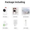 YT43 HD Wireless Indoor Camera, 2MP, Motion Detection, Night Vision, EU Plug - 3