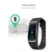 SMA-B3 Fitness Tracker 0.96" Smart Bracelet, IP67 Waterproof, Black - 6