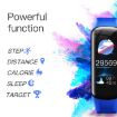 Smart Bracelet: 0.96" IPS Screen, IP67, Heart Rate & Sleep Monitor, Red - 3