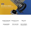 DTNO.1 G12 Smart Bracelet: 1.3" OLED, IP67, Heart Rate, Silver Band - 3