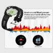 DTNO.1 S10 Smart Bracelet: 1.3" TFT, IP68, Leather Band, Heart Rate, Brown - 6