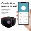 KY108 Smart Bracelet, 1.3" 240x240, IP67, Call/Heart/Sleep/BP/O2 Monitor, Red - 8