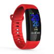 QS01 Smart Bracelet: 0.96" TFT, IP67, Heart Rate & Sleep Monitor, Red - 1