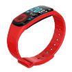 H29 Smart Bracelet 1.14" IPS Screen, IP67 Waterproof, Red, Heart Rate & Sleep Monitoring - 3