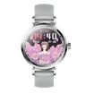 KC06 Menstrual Period Smart Watch, BP/Heart Rate Monitor, Silver Strap - 3
