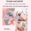 KC06 Menstrual Period Smart Watch, BP/Heart Rate Monitor, Silver Strap - 5