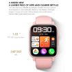 DM60 Smart Watch - 1.83" IP68 Waterproof, Temp/Heart/Blood Monitoring (Black) - 4