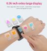 CHIGU C1Plus Fitness Tracker: 0.96" IPS, IP67, Heart Rate, Sleep, Red - 6