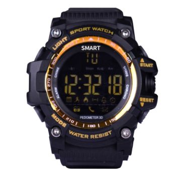 EX16 1.12" FSTN LCD Sport Smart Watch, IP67 Waterproof, Android/iOS Compatible - 1