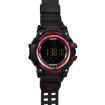 EX16 1.12" FSTN LCD Sport Smart Watch, IP67 Waterproof, Android/iOS, Red - 2