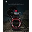 EX16 1.12" FSTN LCD Sport Smart Watch, IP67 Waterproof, Android/iOS, Red - 5
