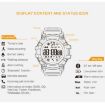 EX16 1.12" FSTN LCD Sport Smart Watch, IP67 Waterproof, Android/iOS, Red - 8