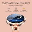 AK15 Fashion Smart Bracelet - 1.08" LCD, IP67, Heart & Sleep Monitor, Rose Gold - 8