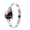 AK15 Fashion Smart Bracelet - 1.08" LCD, IP67, Heart & Sleep Monitor, Silver - 1