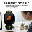 F15 Smart Bracelet: Call, Heart Rate, BP, Sleep & Oxygen Monitor (Green) - 9