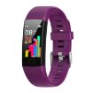 Y10 Smart Bracelet: Call, Heart Rate, BP, Sleep & Oxygen Monitor - Purple - 1