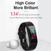 Y10 Smart Bracelet: Call, Heart Rate, BP, Sleep & Oxygen Monitor (Red) - 3