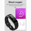Y10 Smart Bracelet: Call, Heart Rate, BP, Sleep & Oxygen Monitor (Red) - 8