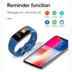 Y10 Smart Bracelet: Call, Heart Rate, BP, Sleep & Oxygen Monitor (Red) - 9