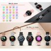 SMA-R2 Smart Watch 1.3" IPS Screen, IP65 Waterproof, Rose Gold Strap - 3