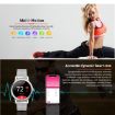 SMA-R2 Smart Watch 1.3" IPS Screen, IP65 Waterproof, Rose Gold Strap - 4