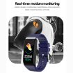 C919 1.14" Blue Smartwatch - IPX67 Waterproof, Call & Health Monitoring - 6