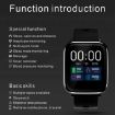Q58S 1.3" TFT Smartwatch - Red | Call, Heart Rate, BP, Sleep Monitor - 4