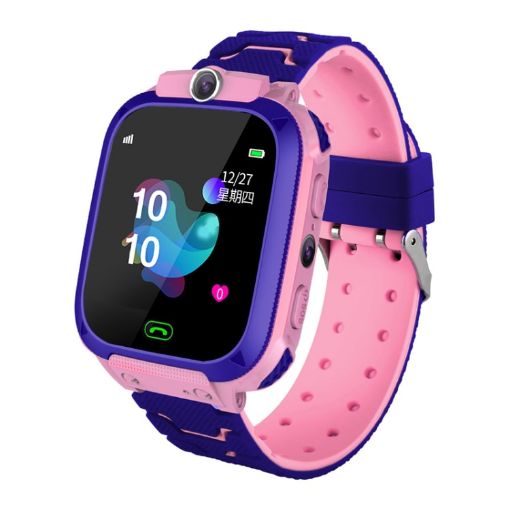 Q12B 1.44" Kids Smartwatch - LBS, Two-way Dialing, First-aid, Pink - 1