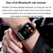 ET210 Smart Watch - 1.91" IPS Screen, IP67 Waterproof, Temp & ECG, Red - 8
