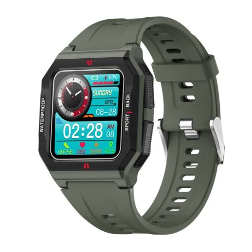 Lokmat FT10 1.3" IPS Touch Screen Waterproof Smart Watch - Green - 1