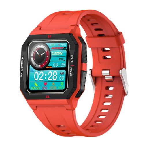 Lokmat FT10 Waterproof Smart Watch, 1.3" IPS, Music/Heart Rate/BP Monitor - 1