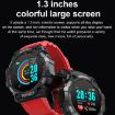 FD68 1.3" Round Screen Sport Smart Watch, Heart Rate, Multi-Sports, Green - 3