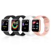 Y68 1.44" Smart Watch - Heart Rate, BP & Oxygen Monitor (Black) - 2