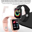 Y68 1.44" Smart Watch - Heart Rate, BP & Oxygen Monitor (Pink) - 3