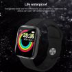 Y68 1.44" Smart Watch - Heart Rate, BP & Oxygen Monitor (Pink) - 7