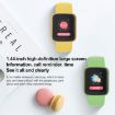 Y68M 1.44" Smart Watch - Heart Rate, BP, Oxygen Monitor (Baby Blue) - 4